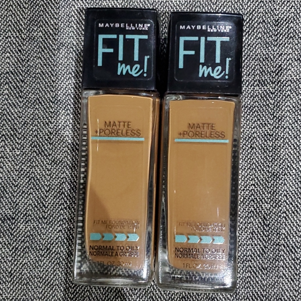 2 Maybelline Fit me Foundation #362 Truffle